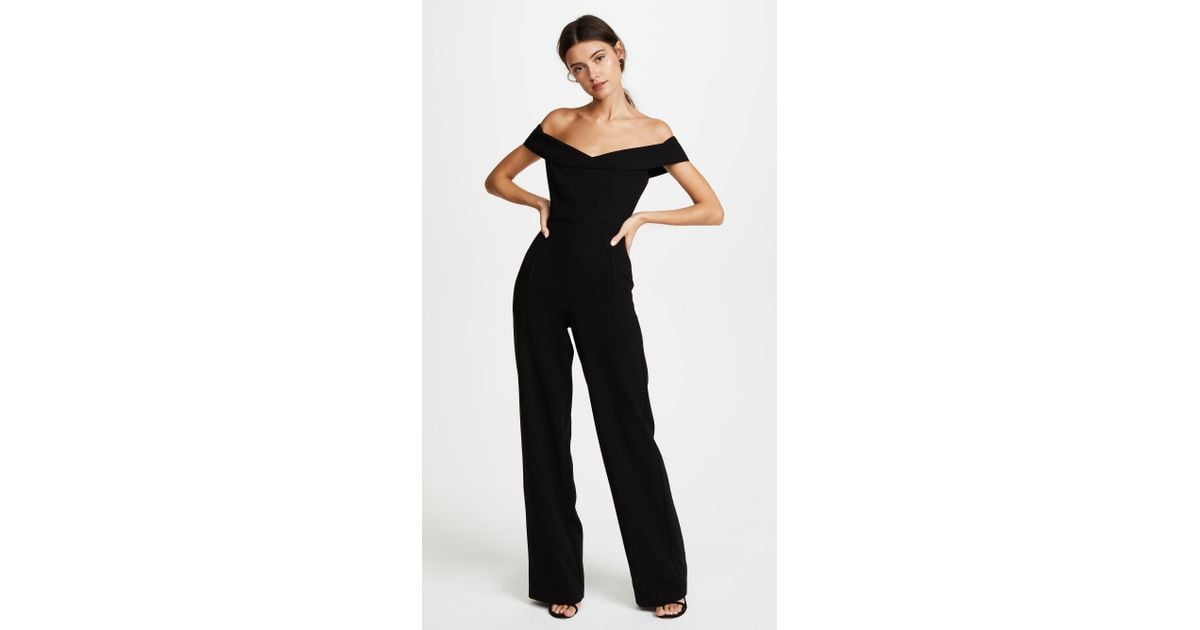 black halo yoli jumpsuit