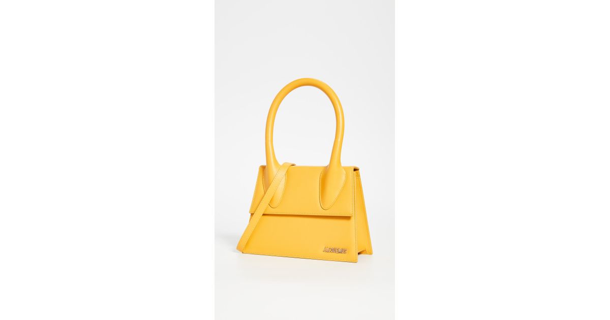 Jacquemus Le Grand Chiquito in Yellow Lyst Canada