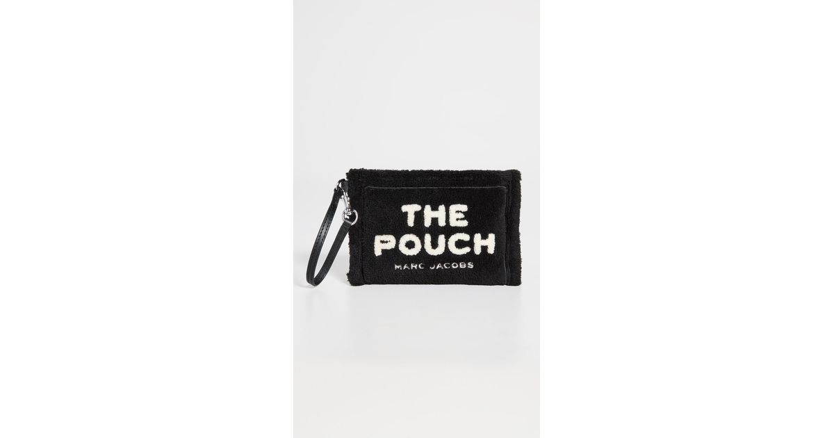 Marc Jacobs Terry Traveler Pouch in Black | Lyst