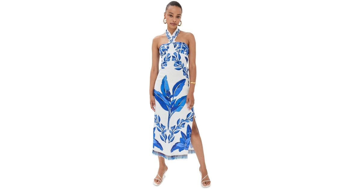 FARM Rio Off- Yard Sleeveless Maxi Dress, Yard Off in Blue | Lyst Canada