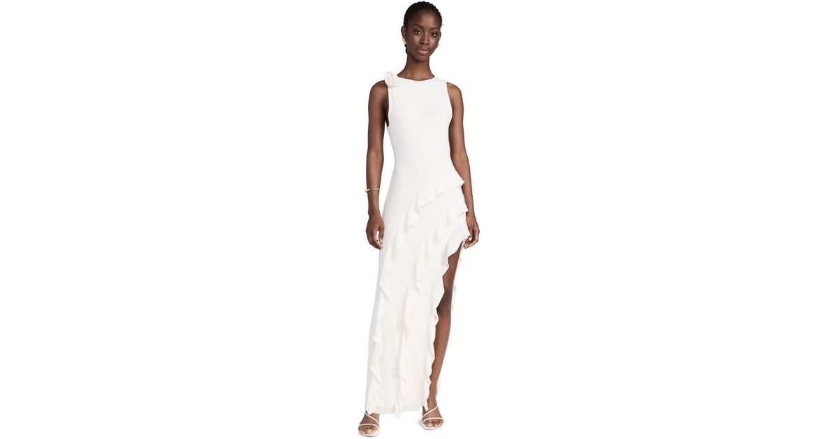 afrm airess dress brown Rue Dress Velvet Hunter main image 1