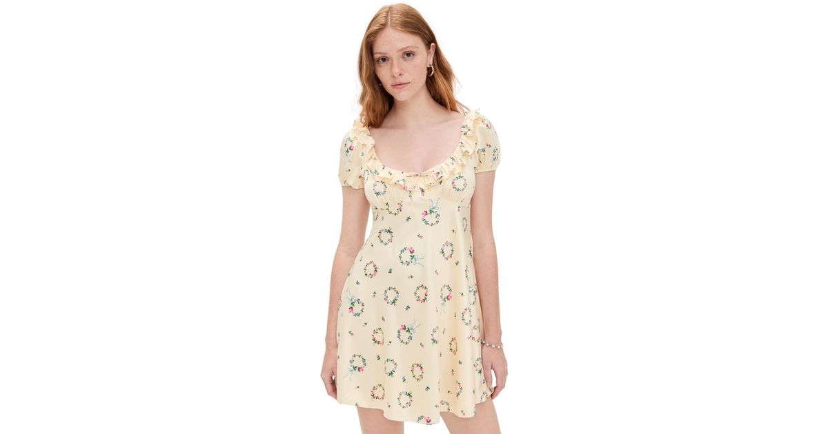 for love and lemons marquee mini dress For Love and Lemons Opal Mini in Gold – TrenLend
