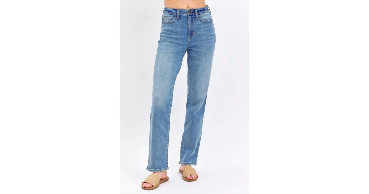 Judy Blue High Waist Rigid Magic Slim Straight Jeans