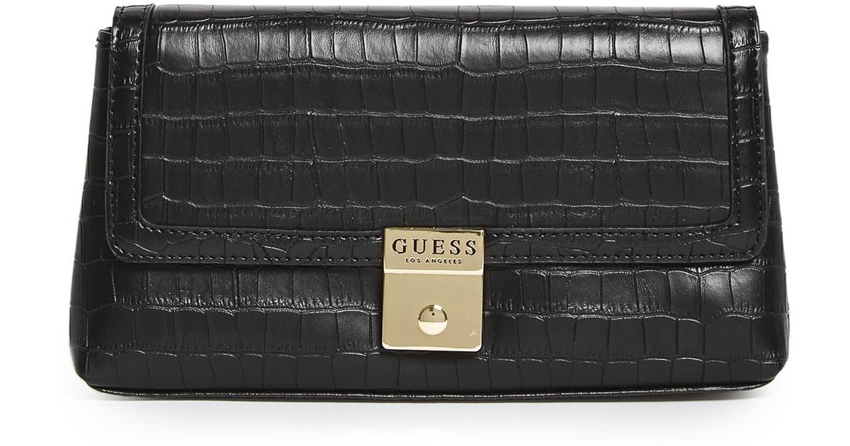 Guess Sophie Clutch Crossbody Bag- Black Multi – Meharshop