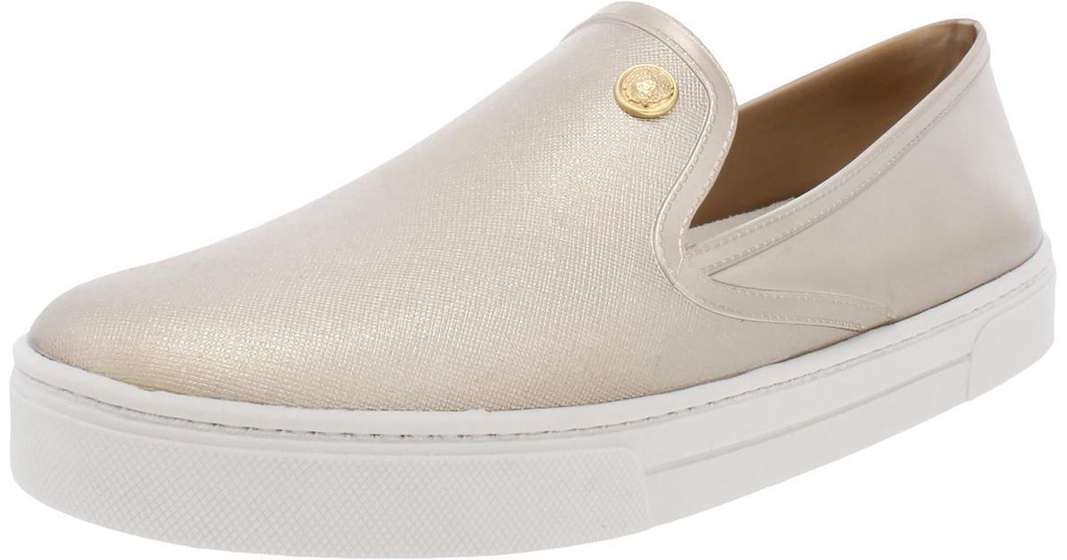 Vince Camuto Marjetta Metallic Fashion Slip-on Sneakers in Natural | Lyst