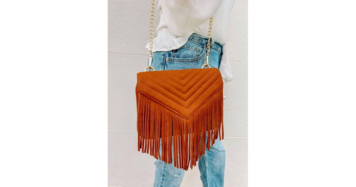 Caroline Hill Tan Shoulder Strap/Cross Body