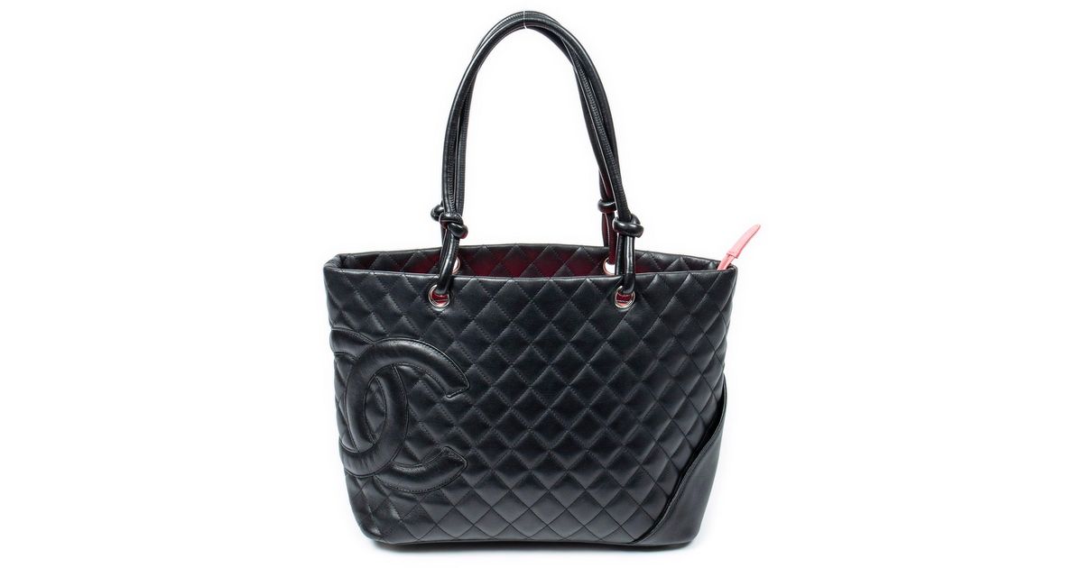CHANEL Pre-Owned 2004-2005 Large Cambon Line Tote Bag - Farfetch