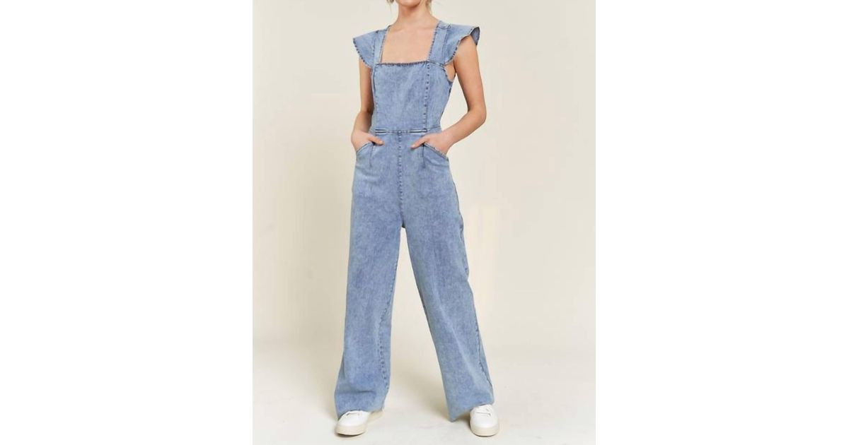 Round Neck Beaded Jumpsuit with Cutout Jade main image 0