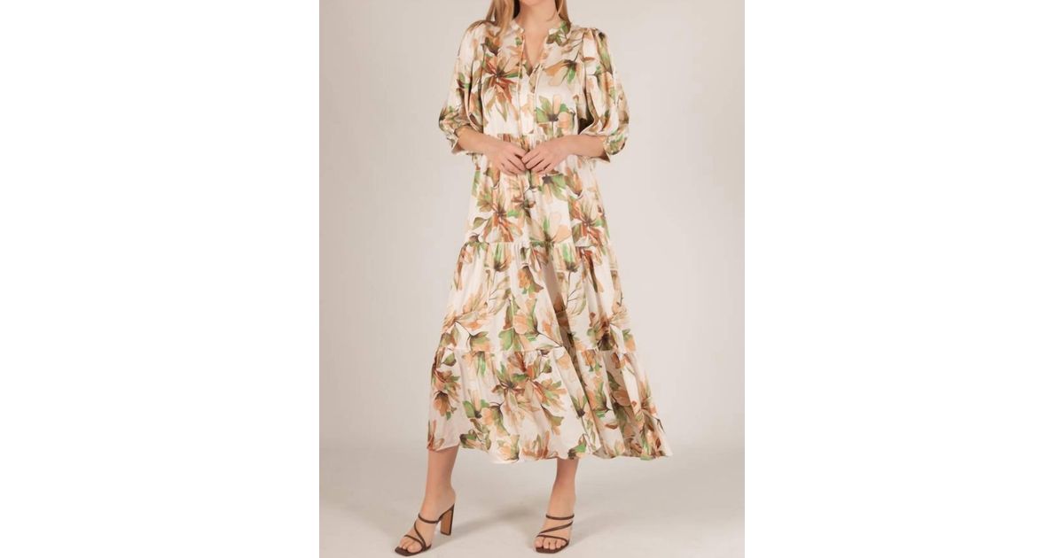 chinese dress ladies Flying Tomato Love Colette Women's Boho Billowy Shapeless Maxi Dress Orange  at Amazon Women's Clothing store main image 1