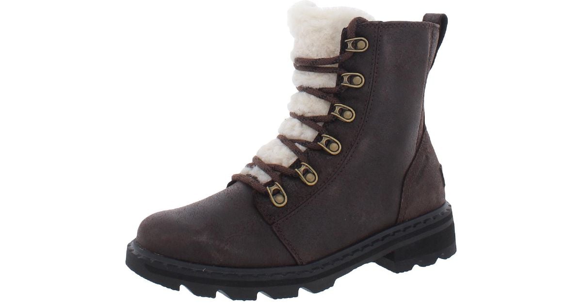 sorel black ankle boots