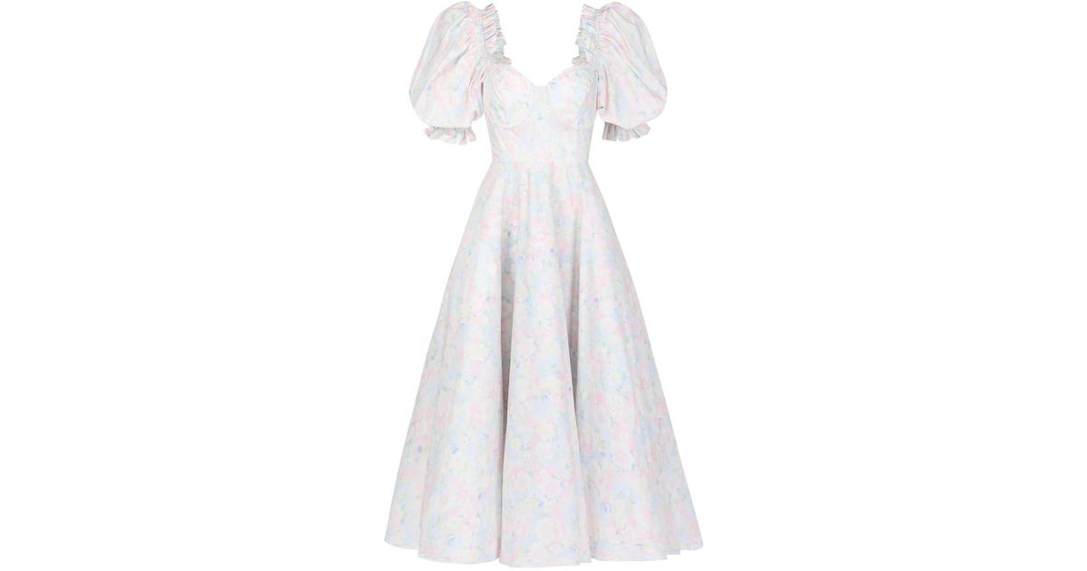 Selkie Tea Rose Dress in White Lyst
