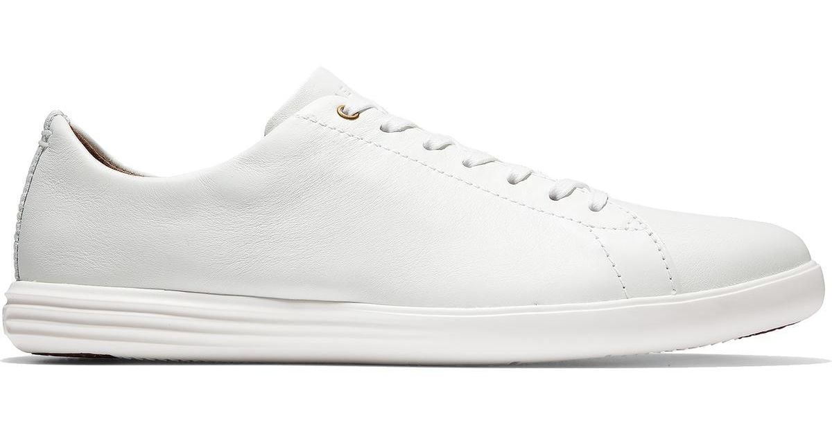 cole haan white tennis shoes