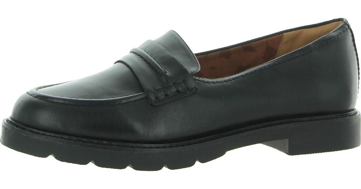 Cobb Hill Ch Janney Leather Moccasins Loafers in Black | Lyst