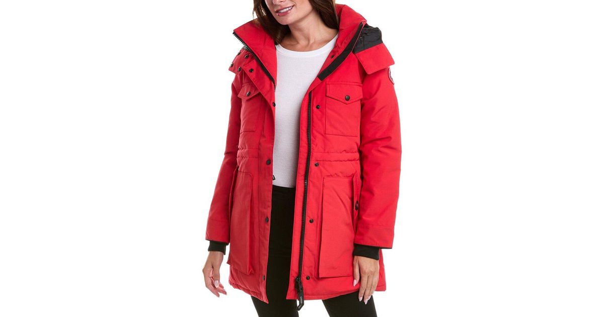 Canada Goose Gabriola Down Parka in Red Lyst