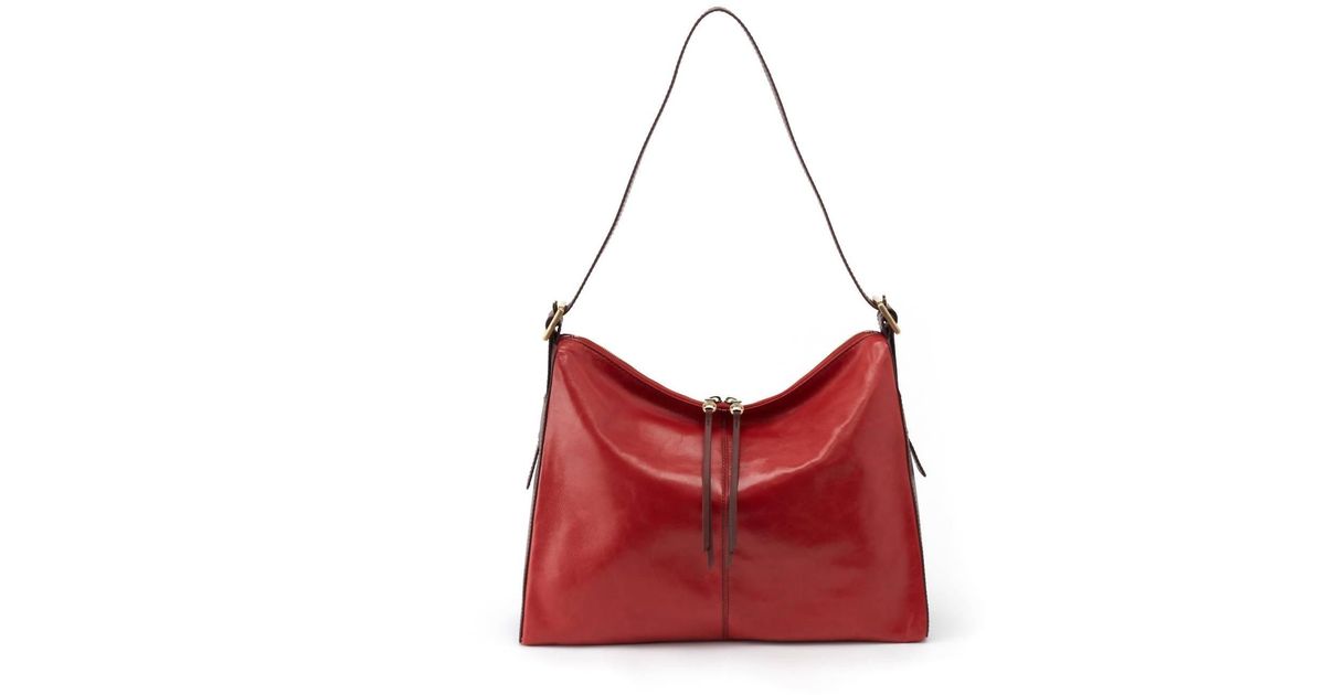Hobo International Valley Shoulder Bag in Red | Lyst
