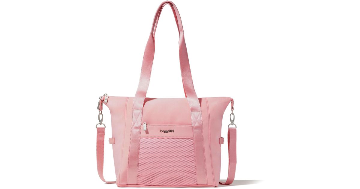 Baggallini All Day Small Duffel Shoulder Bag in Pink Lyst