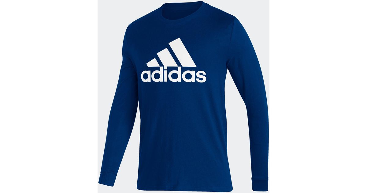 adidas badge of sport tee long sleeve