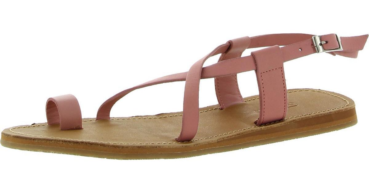 Hari Mari Chantik Leather Toe Loop Slingback Sandals in Brown Lyst