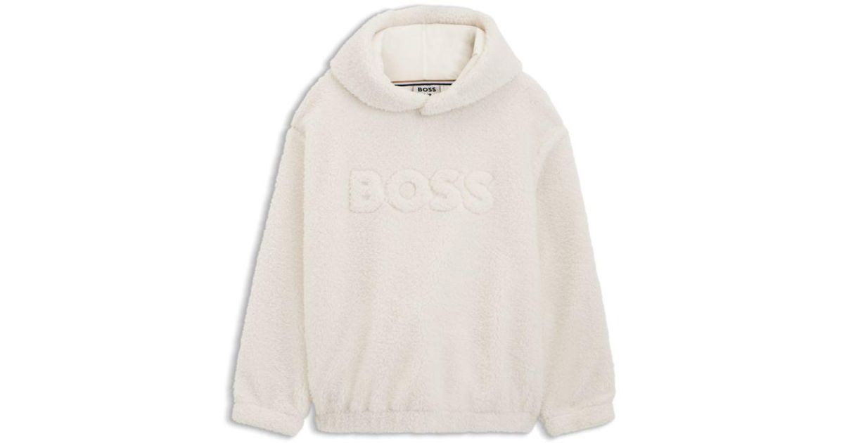 BOSS X Steiff All-Gender Teddy Hoodie in Natural for Men | Lyst