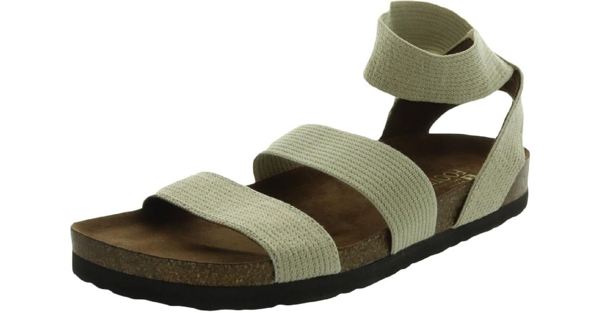 White Mountain Harlequin Stretch Ankle strap Footbed Sandals in Green Lyst
