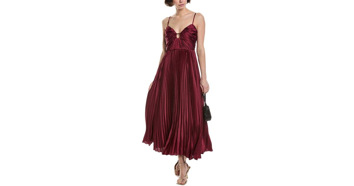 ml monique lhuillier suzette satin maxi dress Suzette Satin Maxi Dress On Sale Now with Up to 67% Off