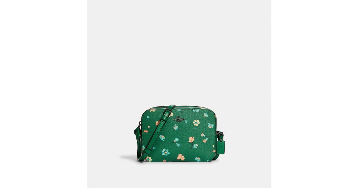 mini camera bag with mystical floral print