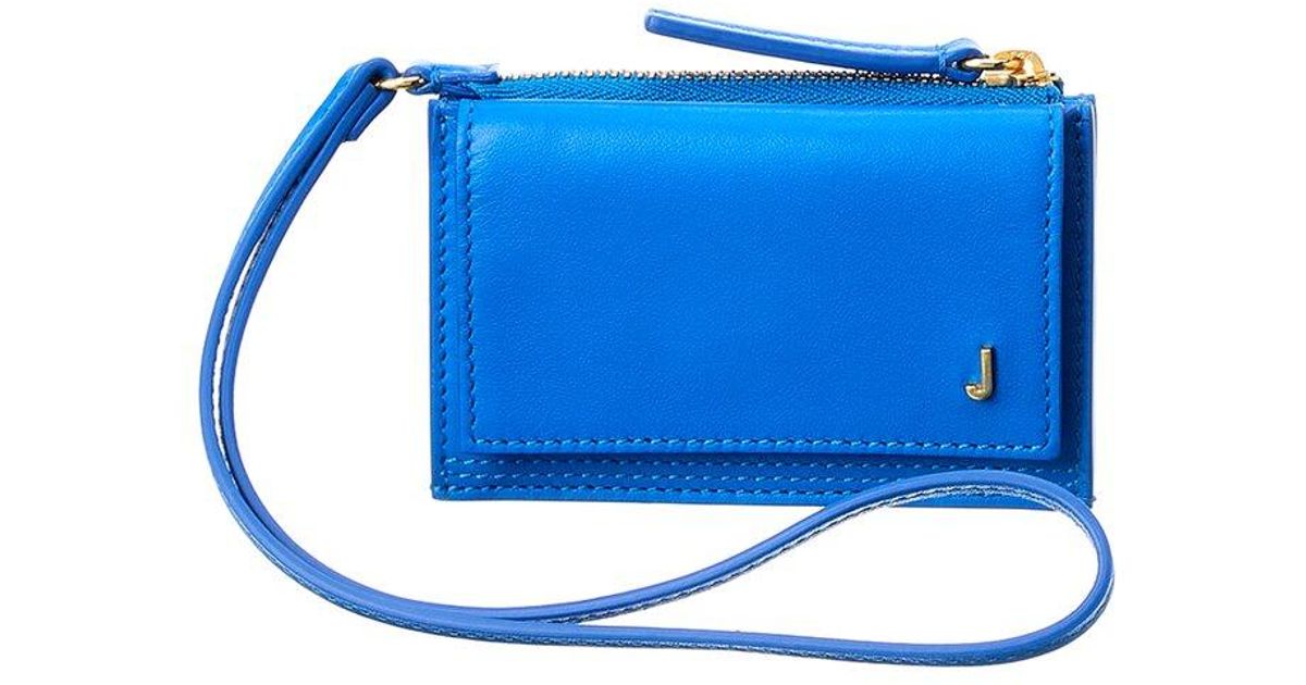 Jacquemus Le Porte Pichoto Leather Coin Purse in Blue Lyst