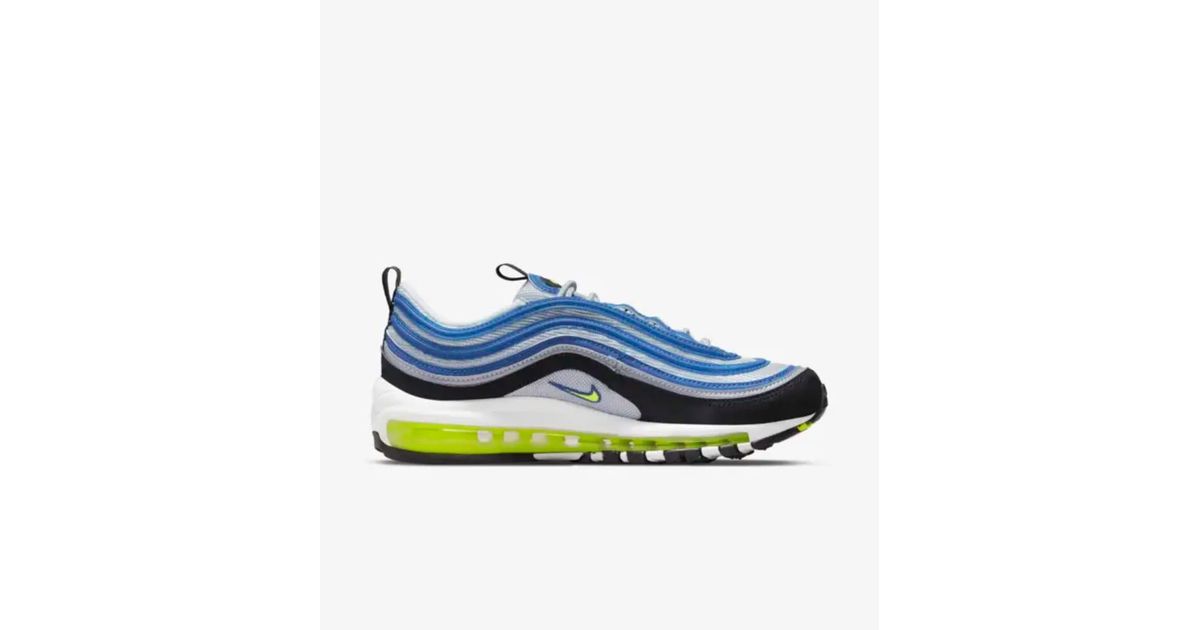 pink yellow blue air max 97