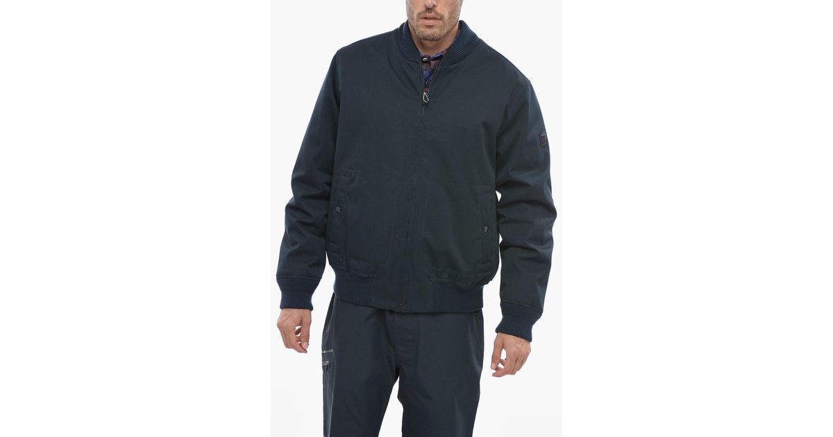 Woof Woof Beagle Pattern Print Men's Bomber Jacket