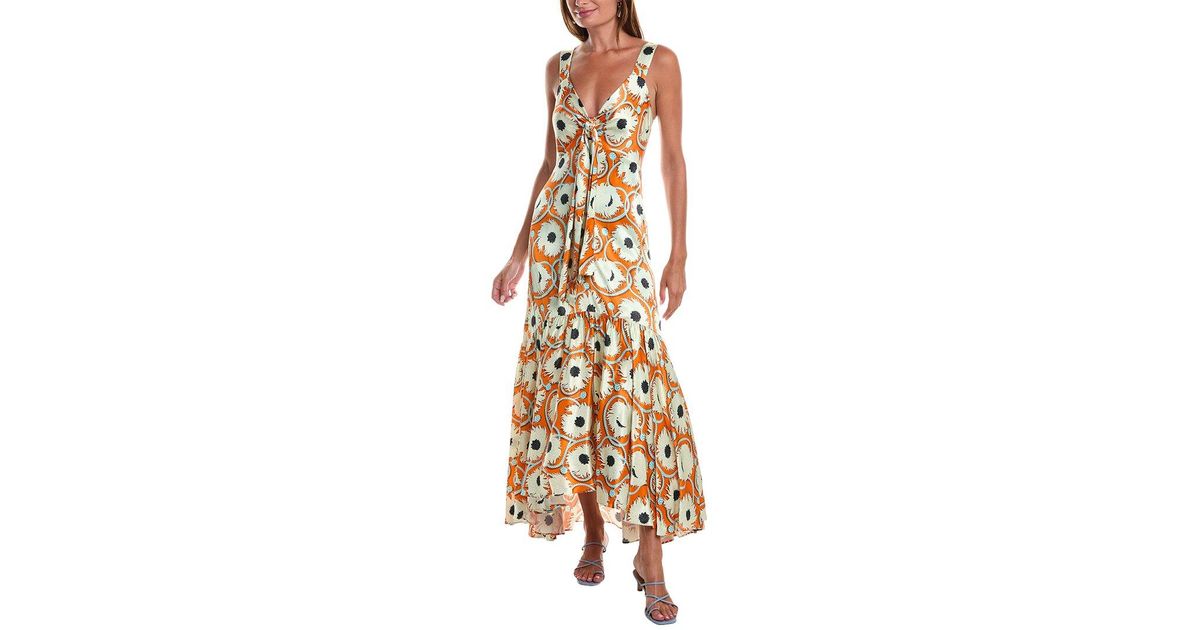 Alexis Ariel Maxi Dress in Metallic Lyst