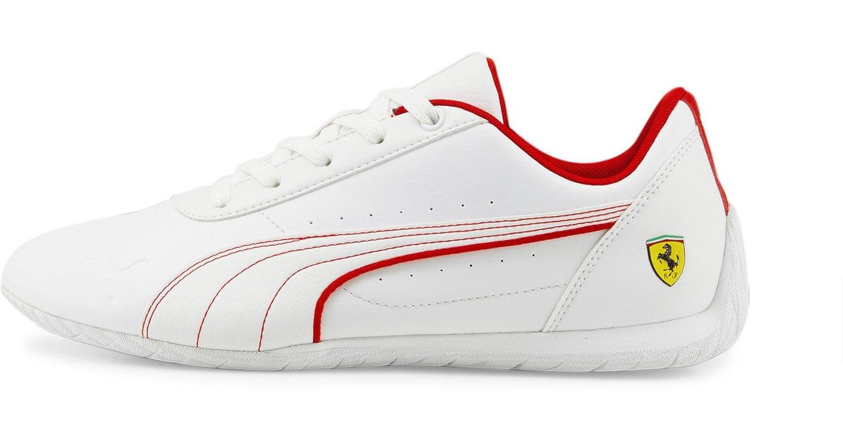 Laziness rope ambition PUMA Synthetic Scuderia Ferrari Neo Cat Motorsport Shoes in White/White  (White) for Men | Lyst