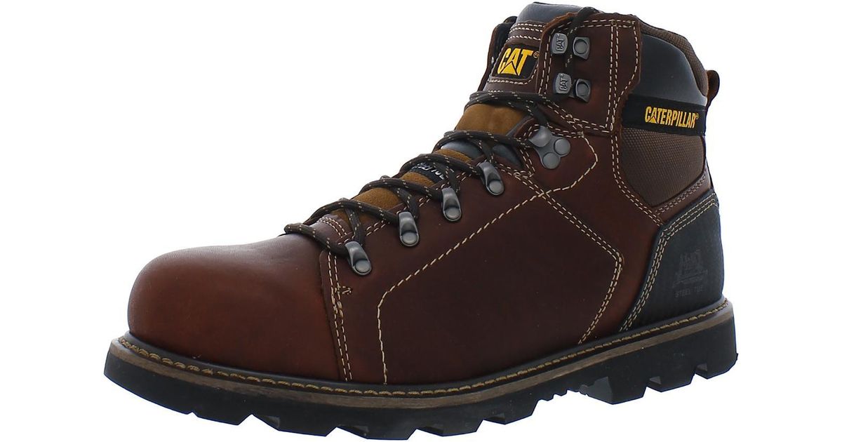 Caterpillar Leather Laceup Work & Safety Boot in Brown for Men Lyst