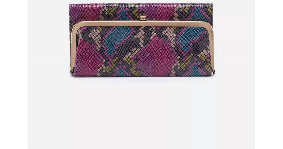 Hobo International Rachel Continental Wallet I in Purple Lyst