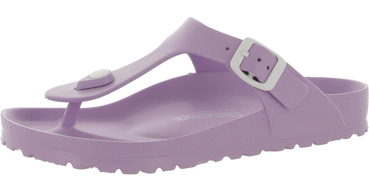Birkenstock Gizeh Eva Slip On Water Friendly Thong Sandals in Purple Lyst