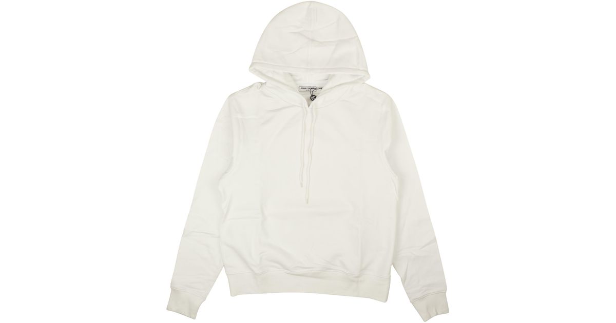 Opening Ceremony White Blank Cotton Hoodie for Men Lyst
