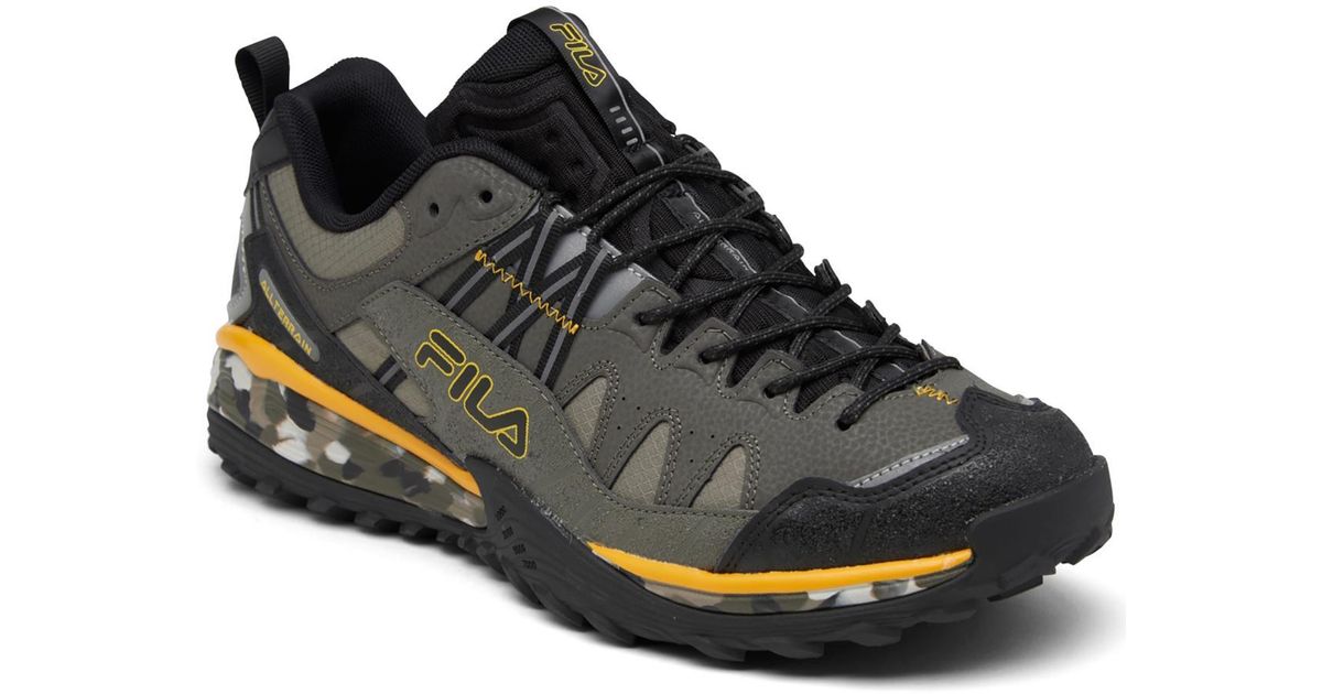 Fila Vitality 21 All Terrain Hiking Athletic And Training Shoes in Black  for Men | Lyst