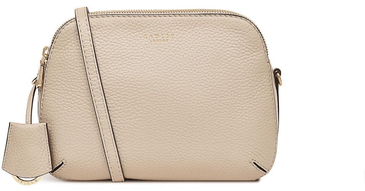 Radley Dukes Place Medium Zip Top Crossbody in Gray Lyst
