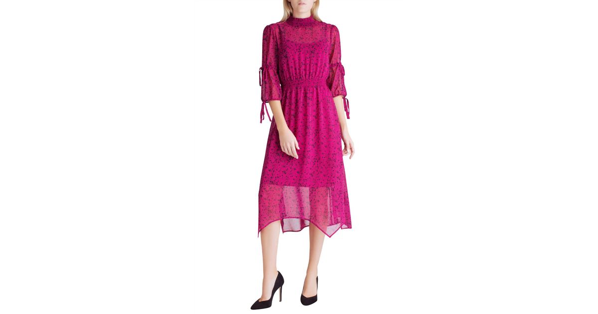 leopard midi dress long sleeve Leopard Collar Midi Dress- Sold Out main image 0