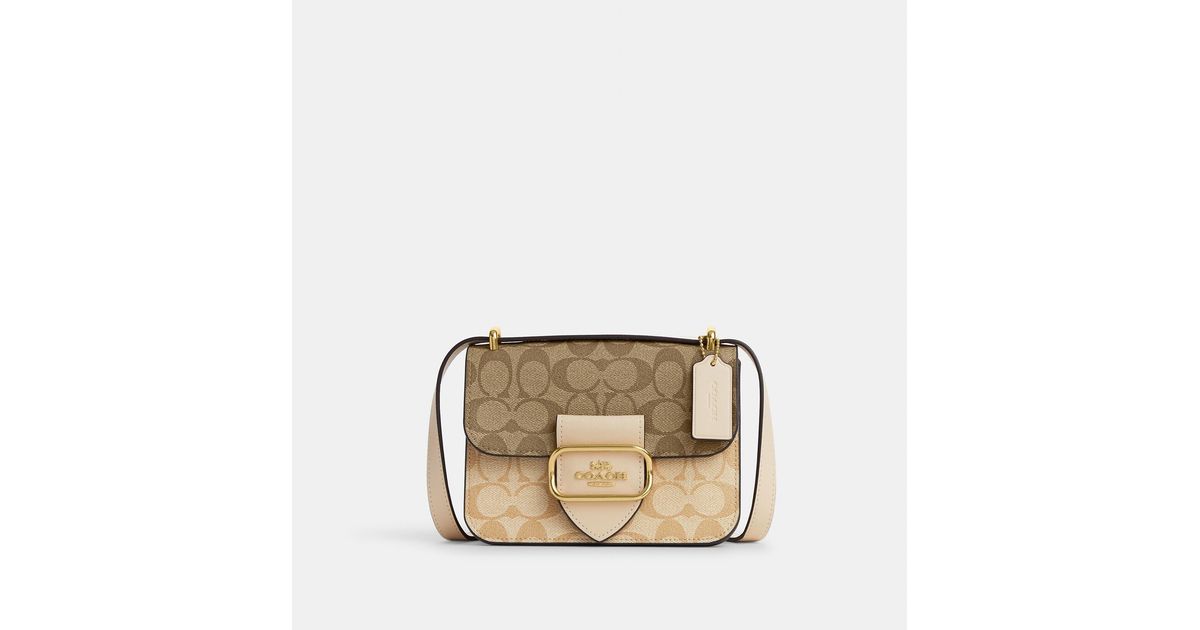 Coach Outlet Square Crossbody in Metallic Lyst