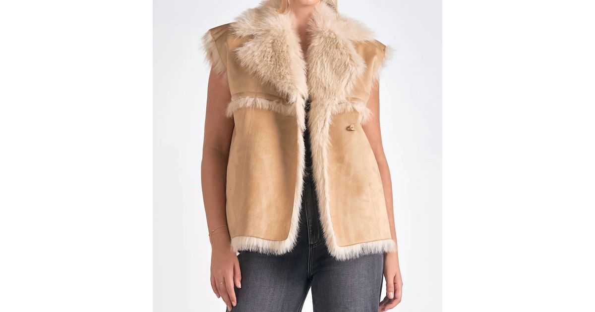 ELAN FAUX FUR VEST