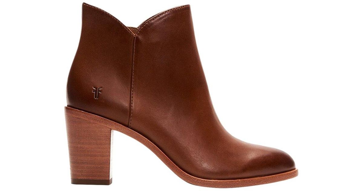 Frye Noelle Leather Boot in Brown | Lyst