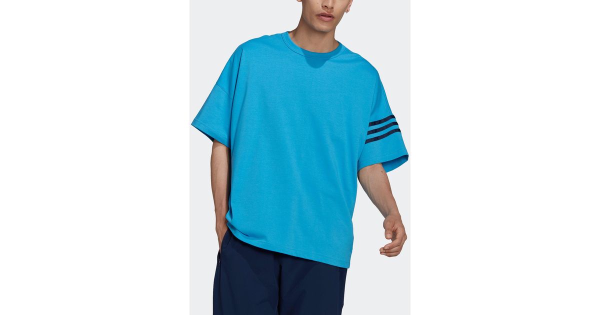 adidas Adicolor Neuclassics Tee in Blue for Men | Lyst