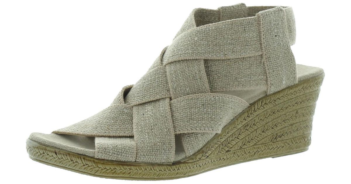 OBX Outerbanks Shoes - Closed Toe Espadrille Wedges