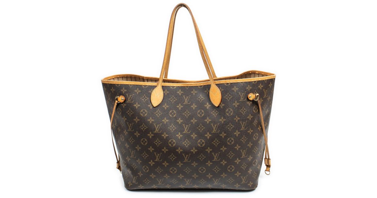 Louis Vuitton Neverfull Gm in Black