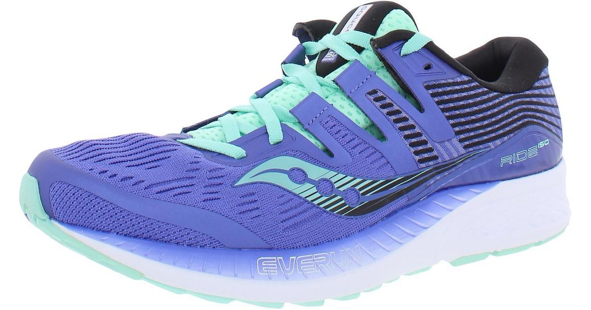 Saucony Ride Iso Form Fit Sneakers Running Shoes in Blue | Lyst