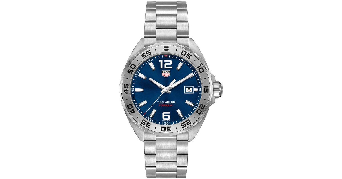 Tag Heuer Blue Dial Watch in Metallic for Men Lyst