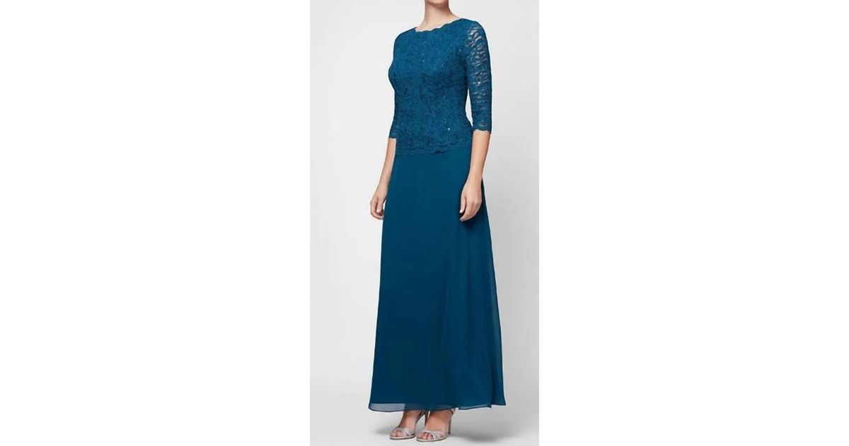 shani lace dress Shani Collection Hi-Lo Jacquard Dress in Black/Gold Size 8 main image 0