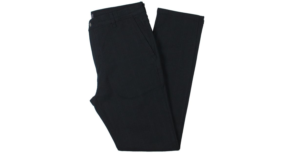 Levi's 511 Slim Trousers Window Pane Slim Fit Trouser Pants in Black | Lyst