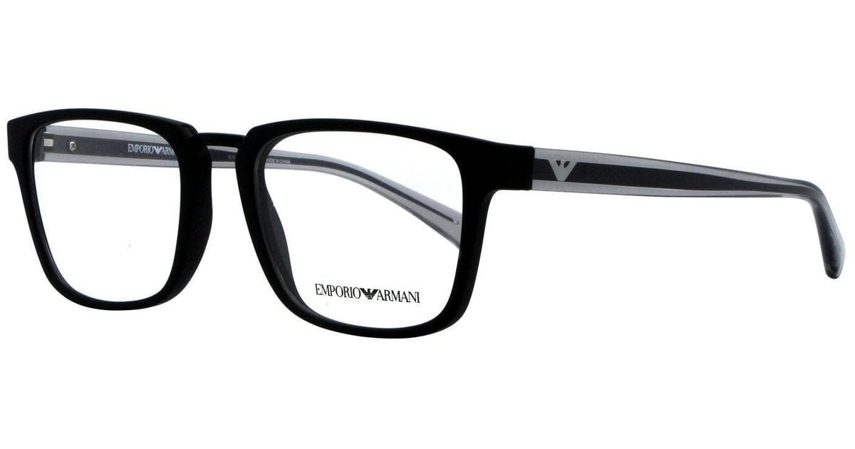 armani clear glasses