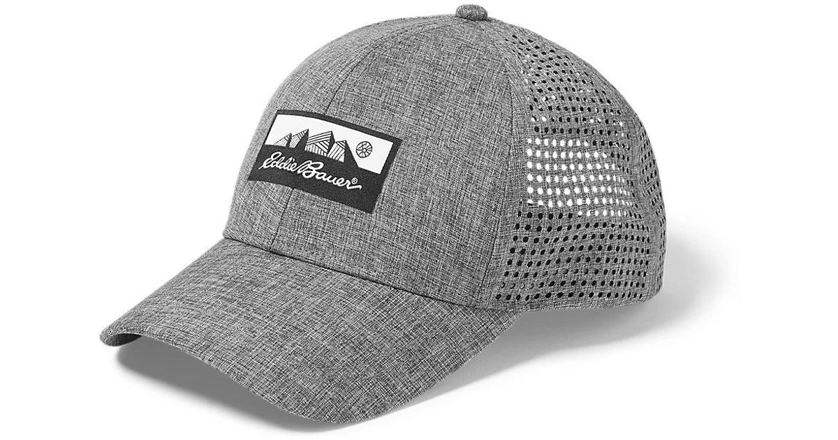 Eddie Bauer Resolution Upf Baseball Cap in Gray for Men Lyst